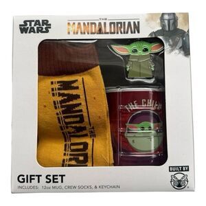 Star Wars‎ The Mandalorian Gift Set 12oz Mug Socks Keychain Grogu The Child